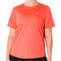 Asics camiseta entrenamiento manga corta mujer ASICS CORE SS TOP vista frontal