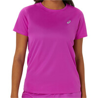 Asics camiseta entrenamiento manga corta mujer CORE SS TOP vista frontal