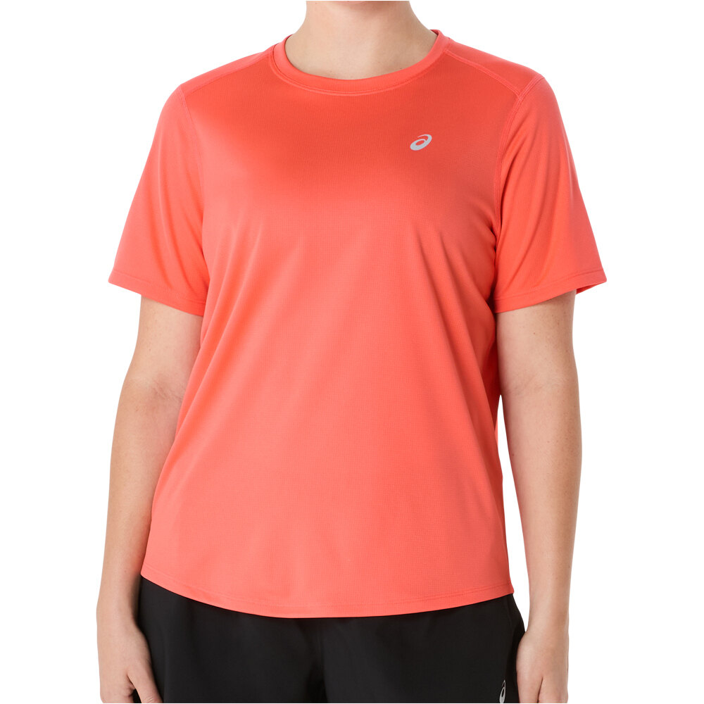 Asics camiseta entrenamiento manga corta mujer CORE SS TOP vista frontal