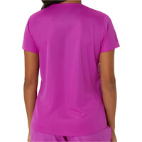 Asics camiseta entrenamiento manga corta mujer CORE SS TOP vista trasera