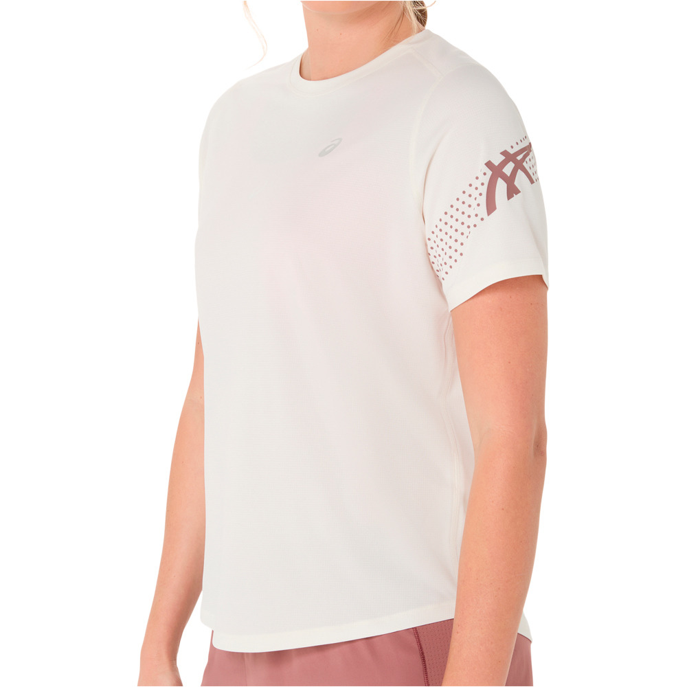 Asics camiseta entrenamiento manga corta mujer ICON SS TOP vista detalle