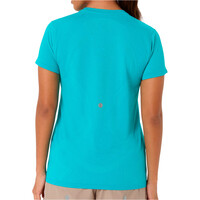 Asics camiseta entrenamiento manga corta mujer ROAD SEAMLESS SS TOP vista trasera