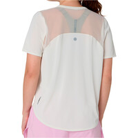 Asics camiseta entrenamiento manga corta mujer ROAD SS TOP vista trasera
