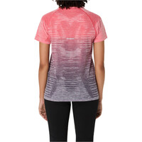 Asics camiseta entrenamiento manga corta mujer SEAMLESS SS TOP vista trasera