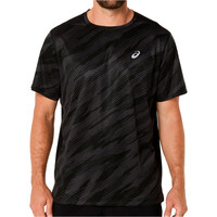 Asics camiseta técnica manga corta hombre ASICS CORE ALL OVER PRINT SS TOP vista frontal