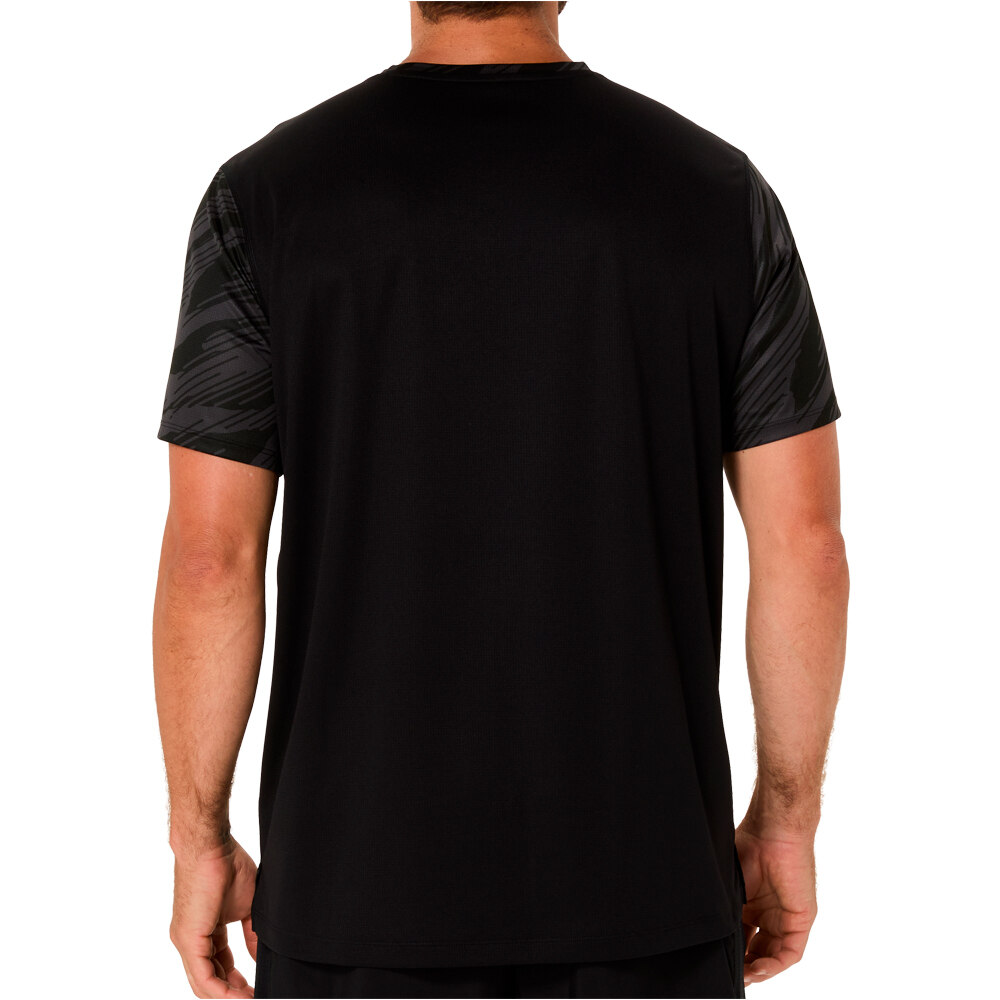 Asics camiseta técnica manga corta hombre ASICS CORE ALL OVER PRINT SS TOP vista trasera
