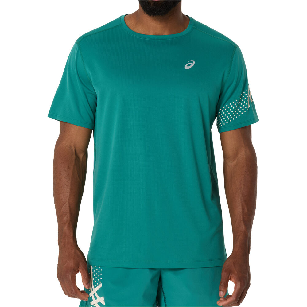 Asics camiseta técnica manga corta hombre ASICS ICON SS TOP vista frontal