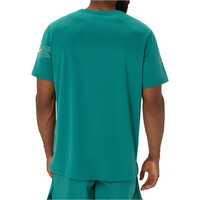 Asics camiseta técnica manga corta hombre ASICS ICON SS TOP vista trasera