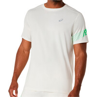 Asics camiseta técnica manga corta hombre ICON SS TOP vista frontal
