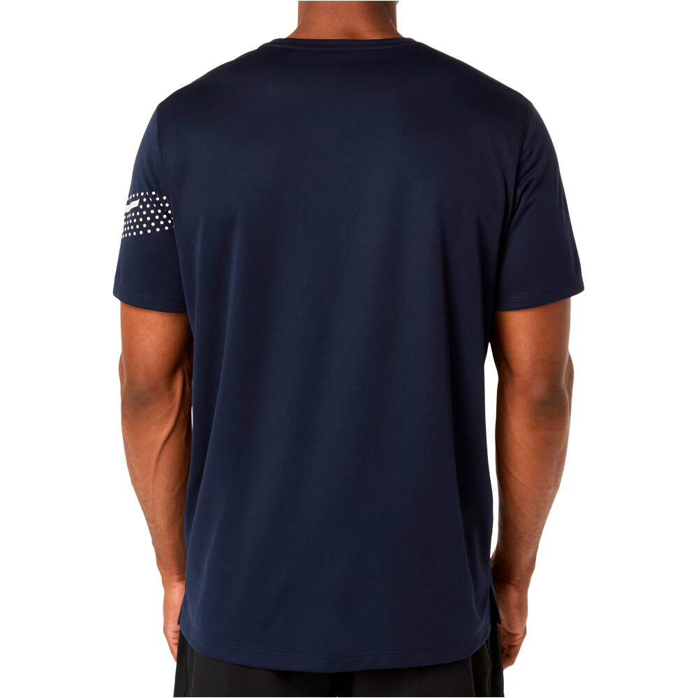 Asics camiseta técnica manga corta hombre ICON SS TOP vista trasera