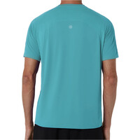 Asics camiseta técnica manga corta hombre ROAD FADE SS TOP vista trasera