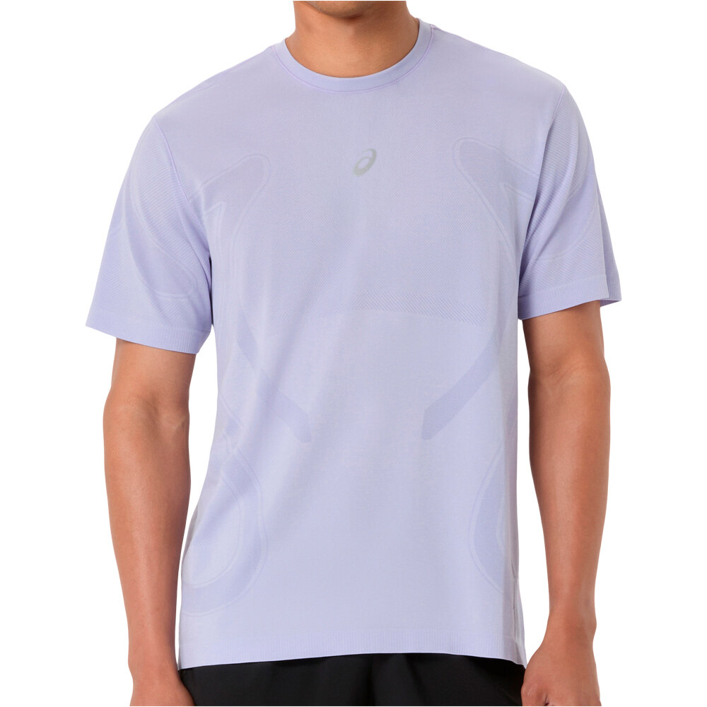 Asics camiseta técnica manga corta hombre ROAD SEAMLESS SS TOP vista frontal