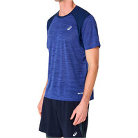 Asics camiseta técnica manga corta hombre ROAD SS TOP vista detalle