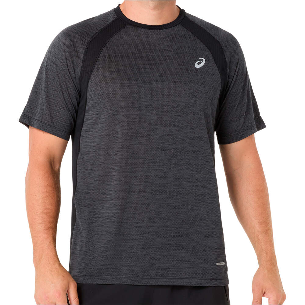 Asics camiseta técnica manga corta hombre ROAD SS TOP vista frontal
