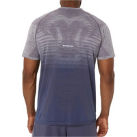 Asics camiseta técnica manga corta hombre SEAMLESS SS TOP vista trasera