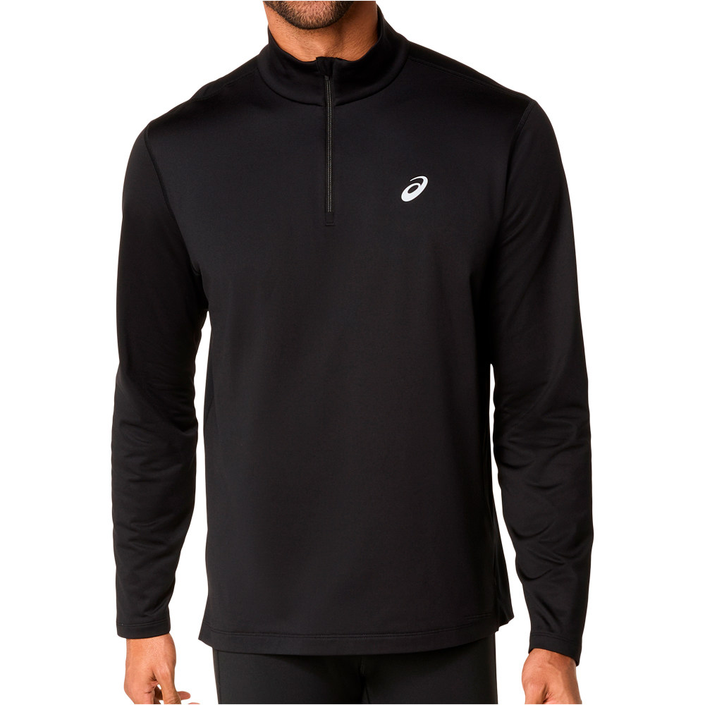 Asics camiseta técnica manga larga hombre CORE LS 1/2 ZIP WINTER TOP vista frontal