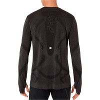 Asics camiseta técnica manga larga hombre ROAD SEAMLESS LS TOP vista trasera