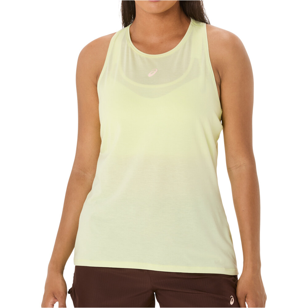 Asics camiseta técnica tirantes mujer NAGINO RUN ADJUSTABLE TANK vista frontal
