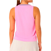 Asics camiseta tenis manga corta mujer PADEL COURT TANK RS vista trasera