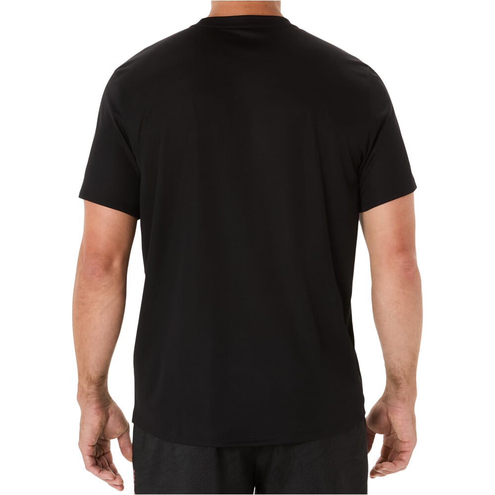 Asics camisetas trail running manga corta hombre FUJITRAIL LOGO SS TOP vista trasera