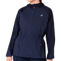 Asics CHAQUETA RUNNING MUJER ROAD PACKABLE JACKET vista frontal