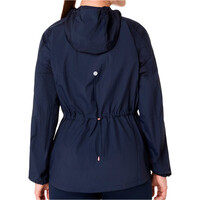 Asics CHAQUETA RUNNING MUJER ROAD PACKABLE JACKET vista trasera