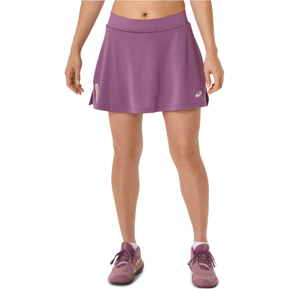 Asics falda tenis WOMEN COURT SKORT vista frontal