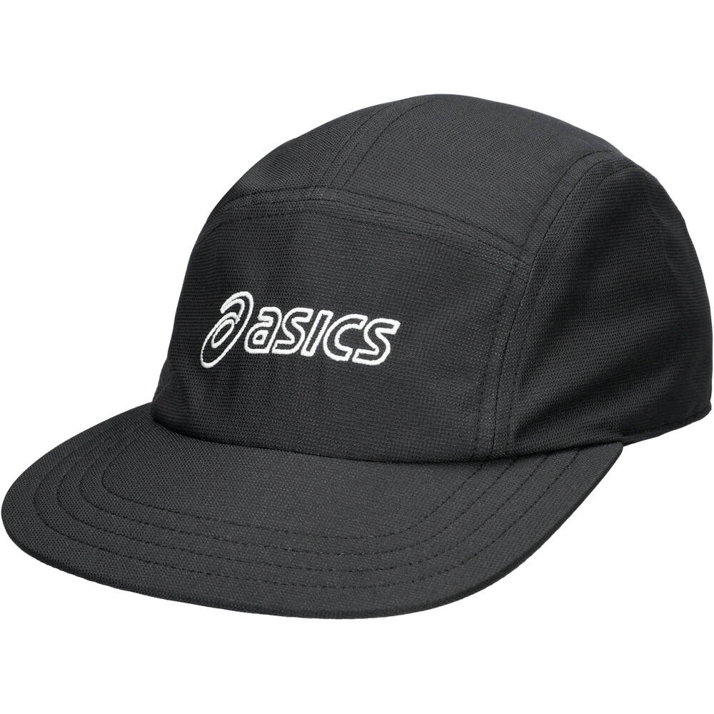 Asics gorra running PERFORMANCE RUNNING 5 PANEL CAP vista frontal