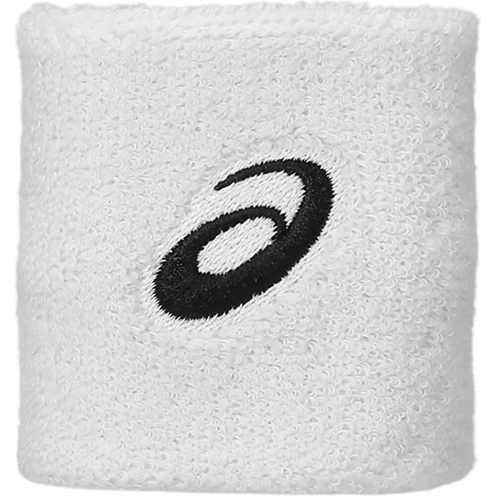 Asics muñequera tenis WRIST BAND BL vista frontal