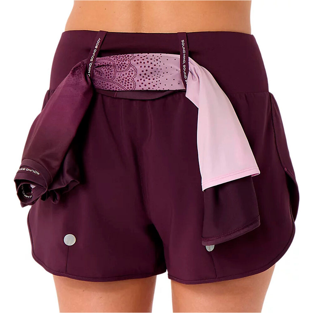 Asics pantalón running mujer ROAD 3.5IN SHORT 03