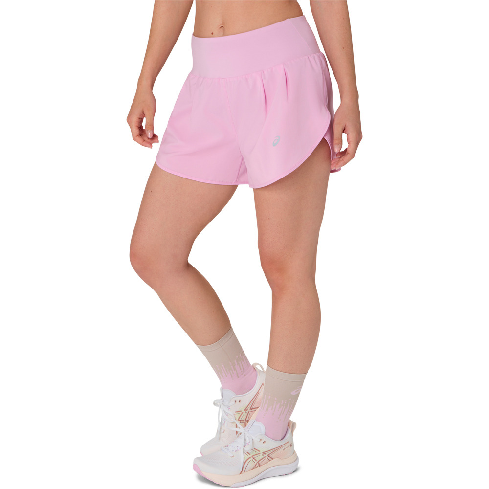 Asics pantalón running mujer ROAD 3.5IN SHORT vista detalle