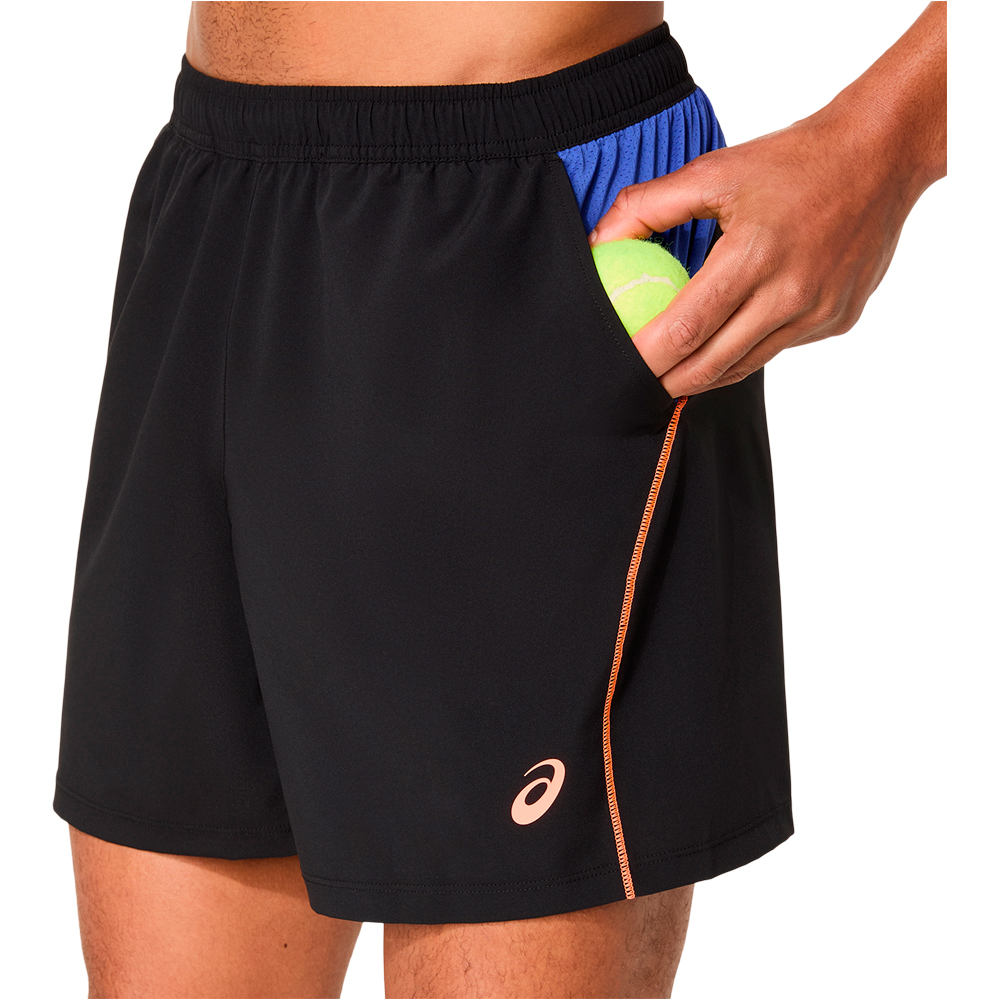 Asics pantalón tenis hombre PADEL COURT 7IN SHORT NEAZ 03