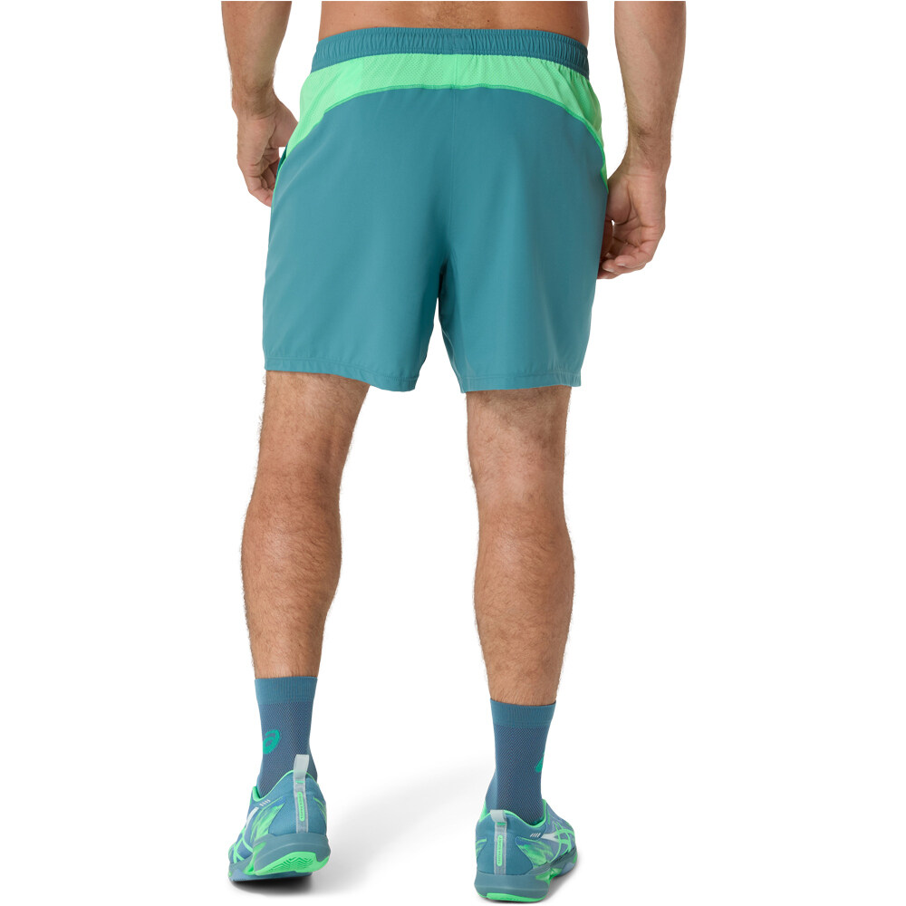Asics pantalón tenis hombre PADEL COURT 7IN SHORT vista trasera