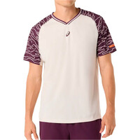 Asics pantalón tenis hombre PADEL COURT SS TOP BLGRA vista frontal