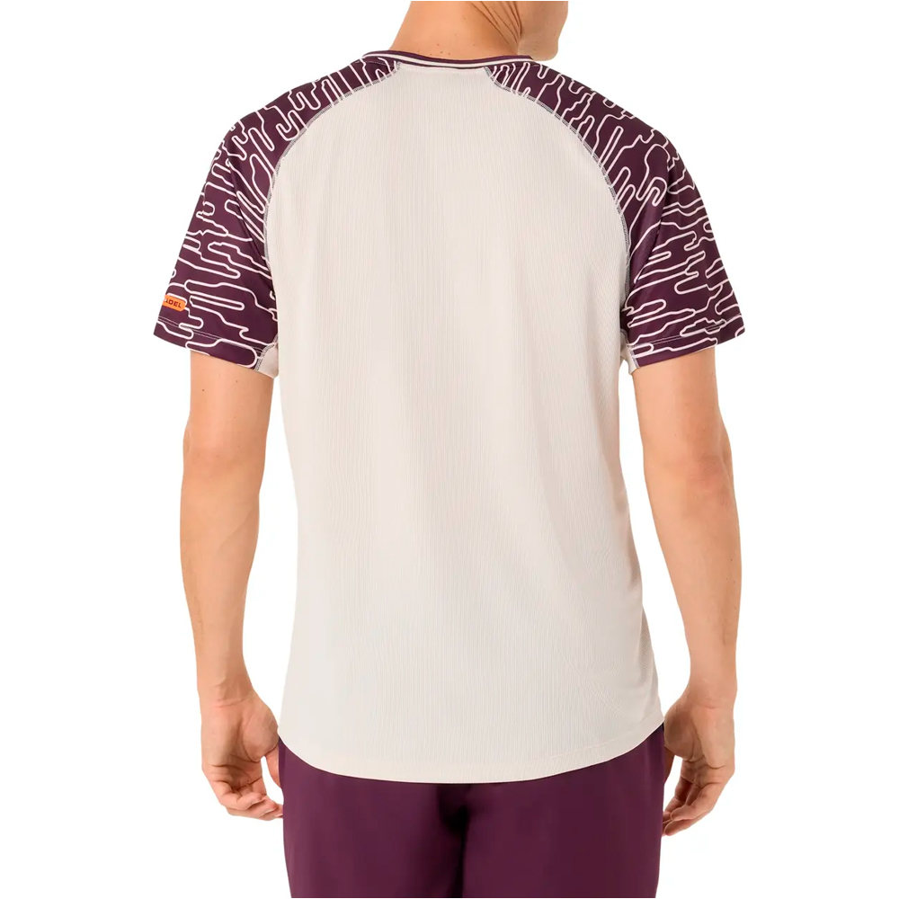 Asics pantalón tenis hombre PADEL COURT SS TOP BLGRA vista trasera