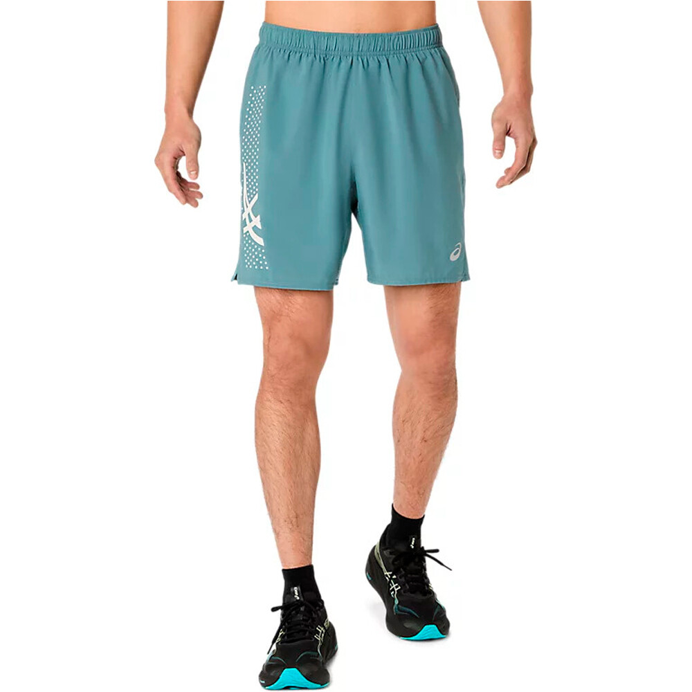 Asics pantaloneta técnica hombre ICON 7IN SHORT vista frontal