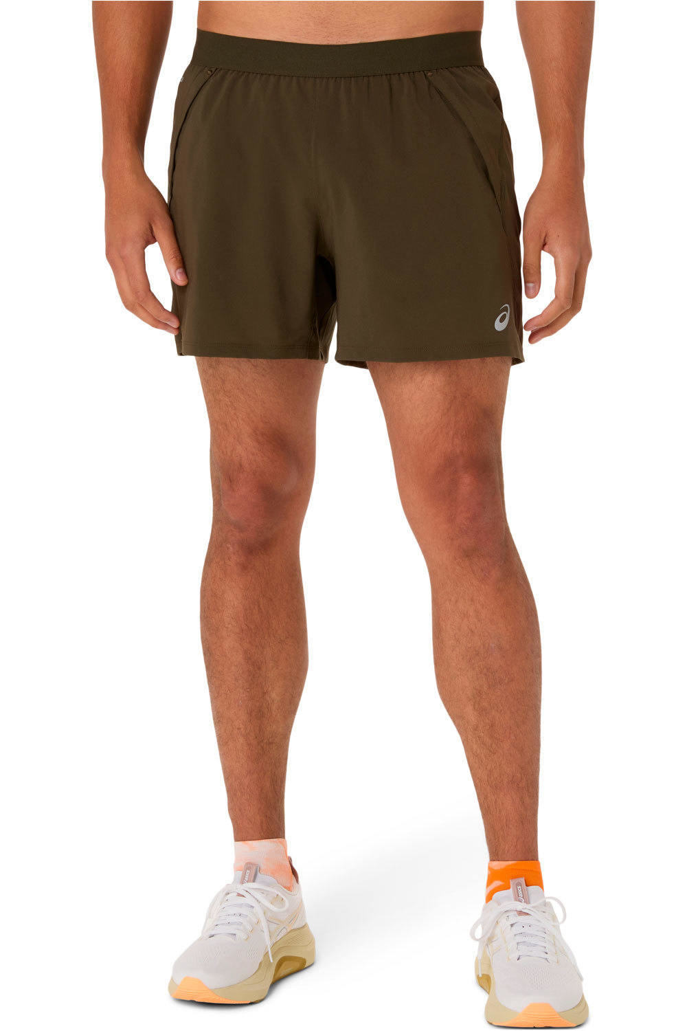 Asics pantaloneta técnica hombre ROAD 5IN SHORT vista frontal
