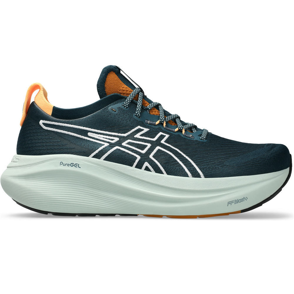 Asics zapatilla running hombre GEL-NIMBUS 27 TR lateral exterior