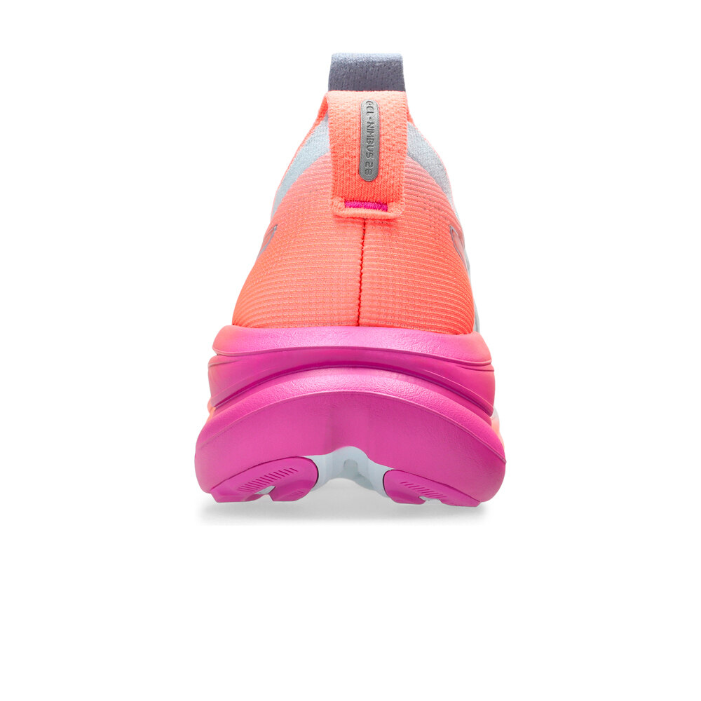 Asics zapatilla running mujer GEL-NIMBUS 28 W vista trasera