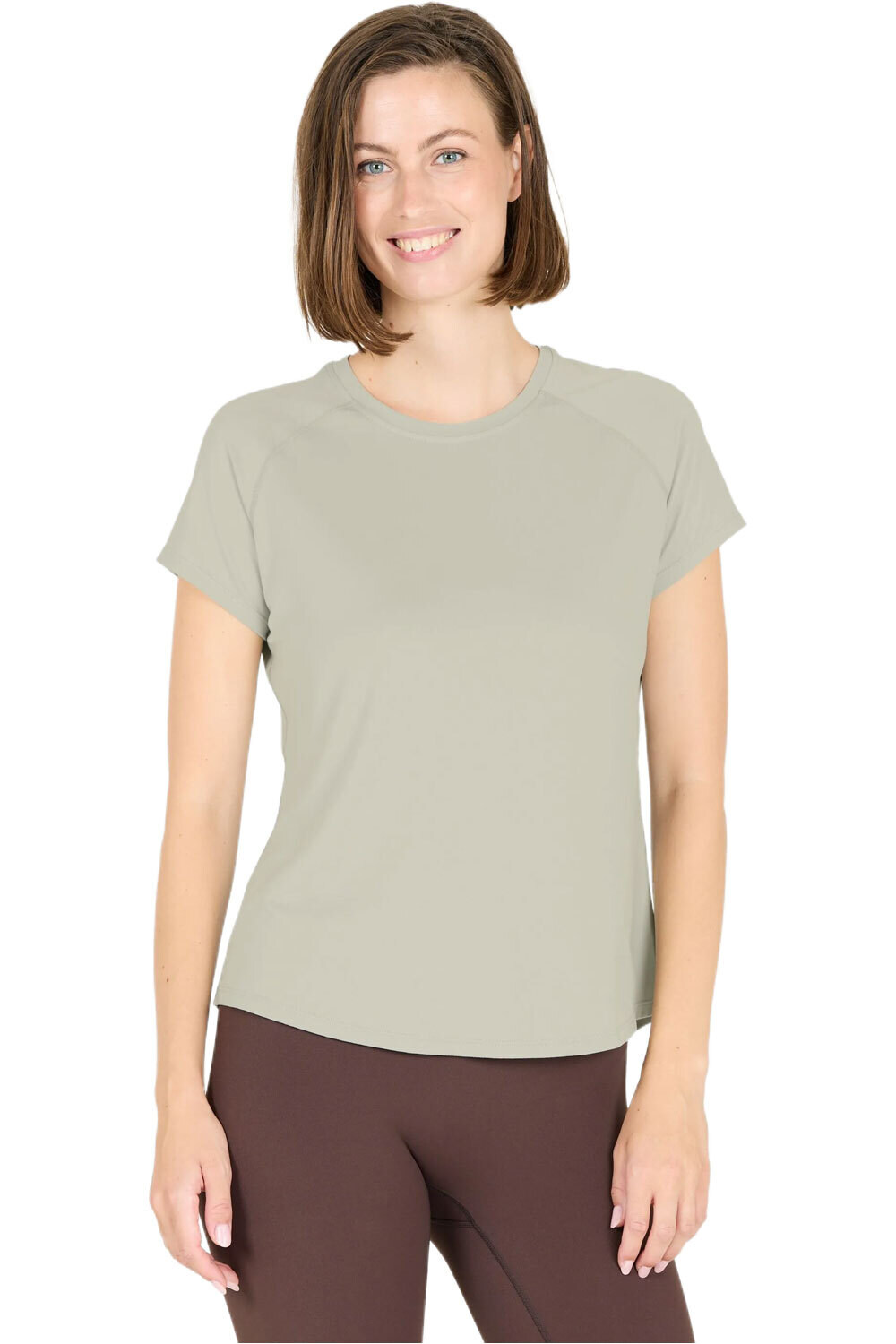 Athlecia camisetas fitness mujer Gaina V2 W S/S Tee vista frontal