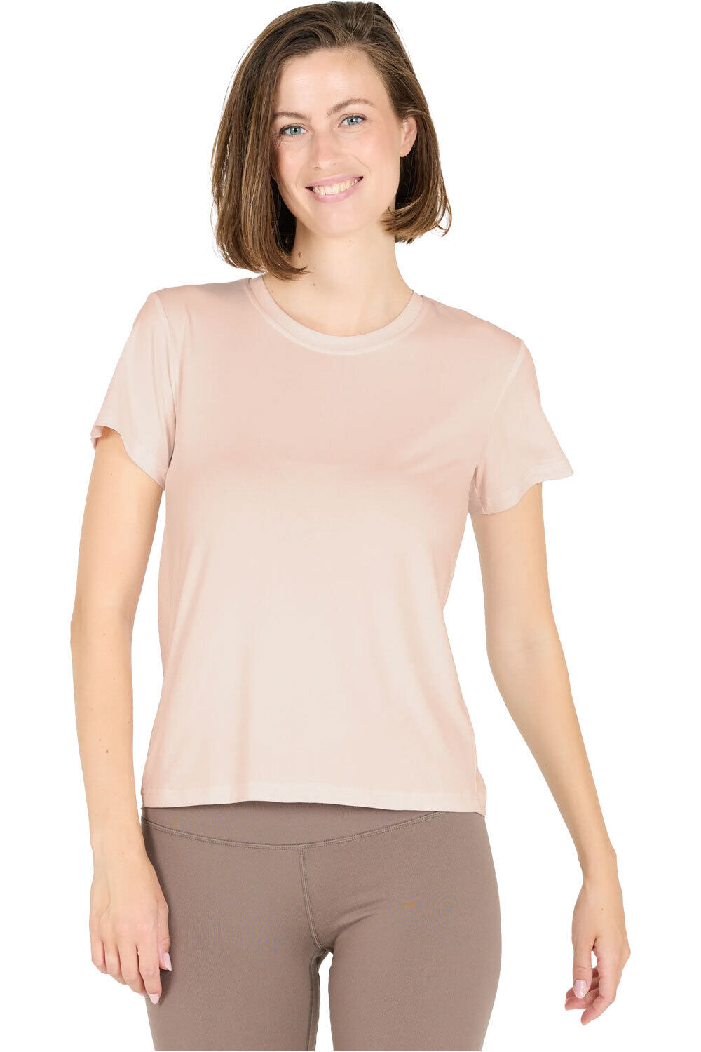 Athlecia camisetas fitness mujer Pacy W S/S Tee vista frontal