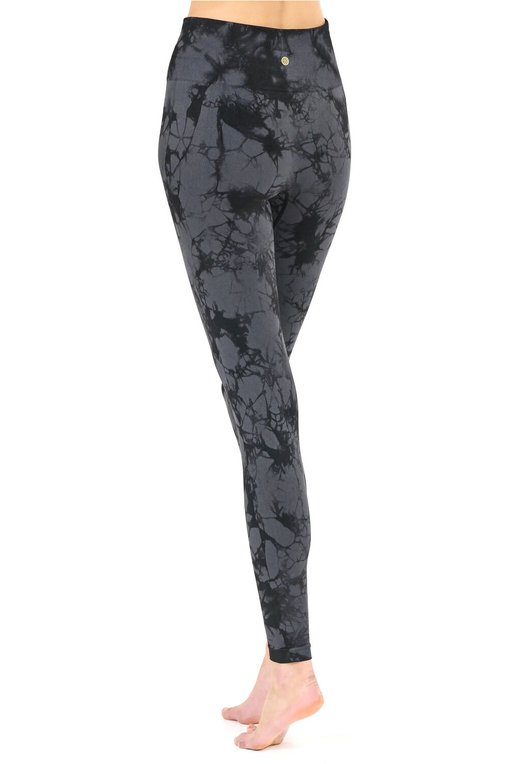 Athlecia pantalones y mallas largas fitness mujer Theresa Tie Dye Seamless Tights vista trasera