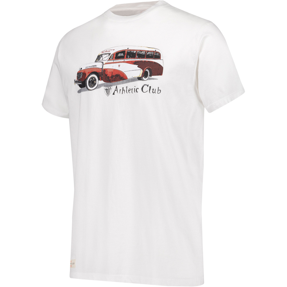 Athletic Club camiseta de fútbol oficiales CAMISETA M/C RETRO AUTOBUS vista frontal