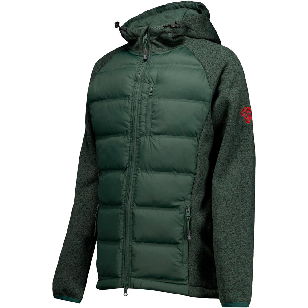 Athletic Club chubasquero y chaquetones entrenamiento fútbol niño CHAQUETA CAPUCHA JR BLO vista frontal