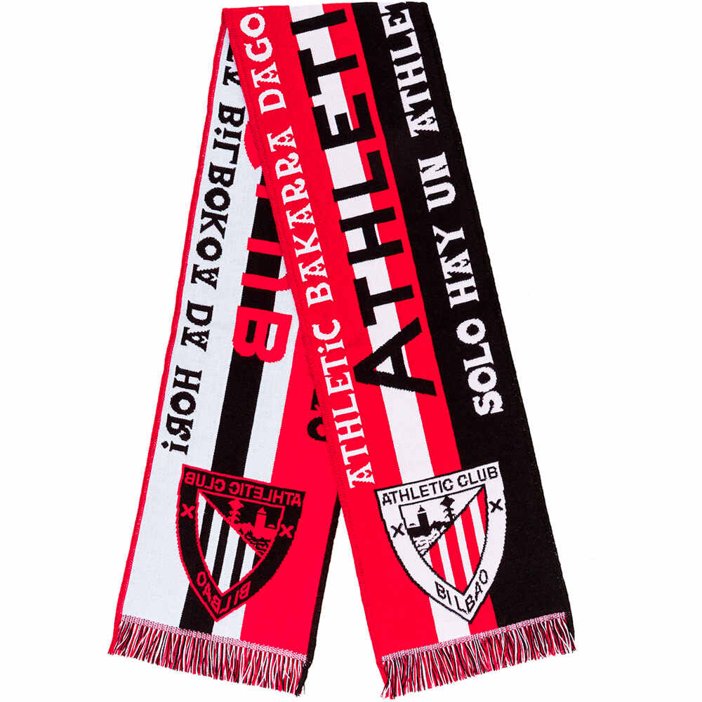 Athletic Club merchandaising equipos de fútbol oficiales BUFANDA ACR SOLO HAY UN .. vista frontal