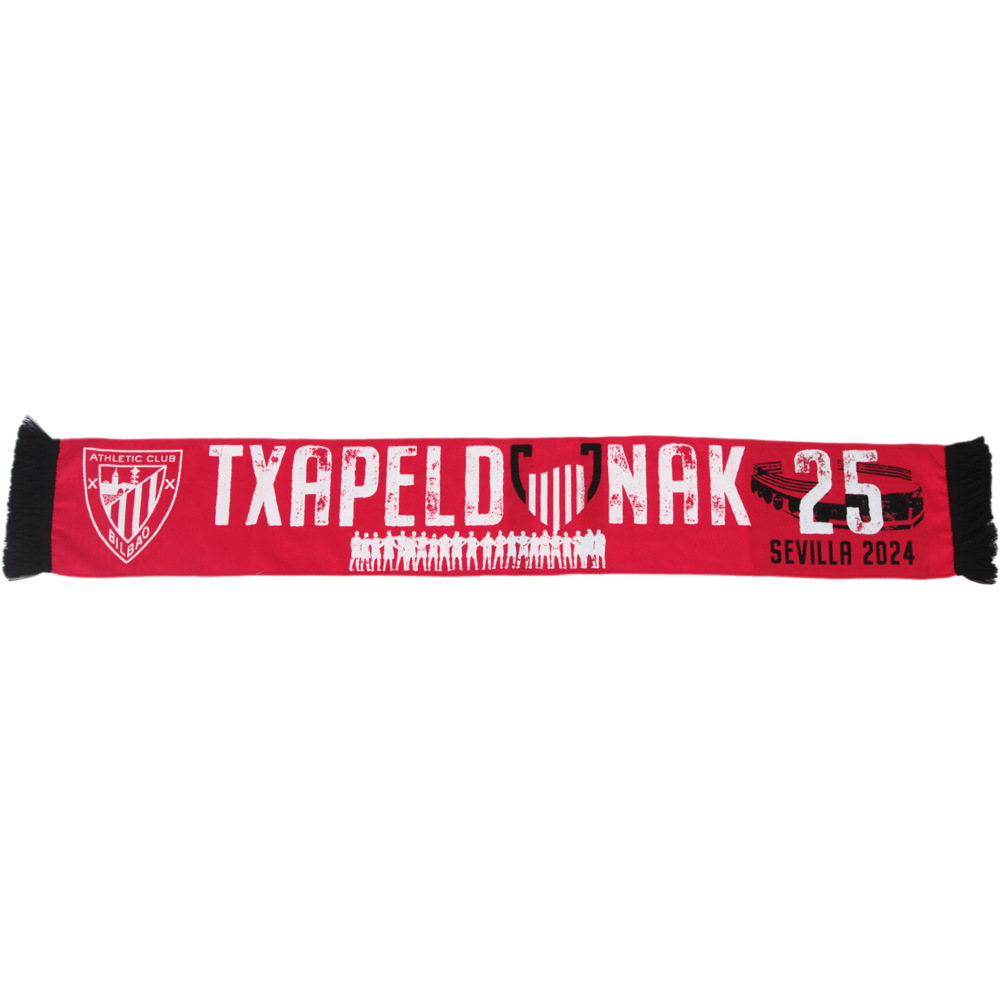 Athletic Club merchandaising equipos de fútbol oficiales BUFANDA SCARF COPA 2024 TXAPELDUNAK 01