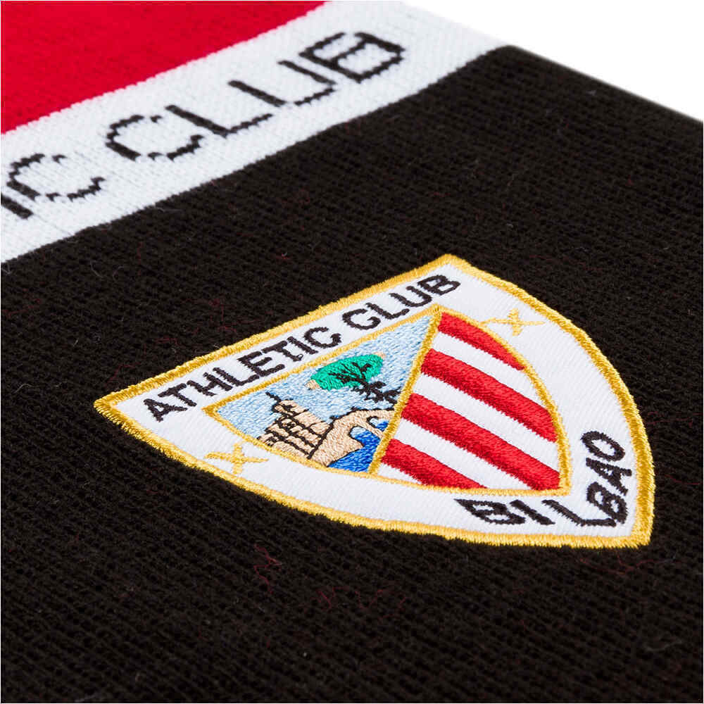 Athletic Club merchandaising equipos de fútbol oficiales BUFANDA TRICOT LEON BORDADO 01