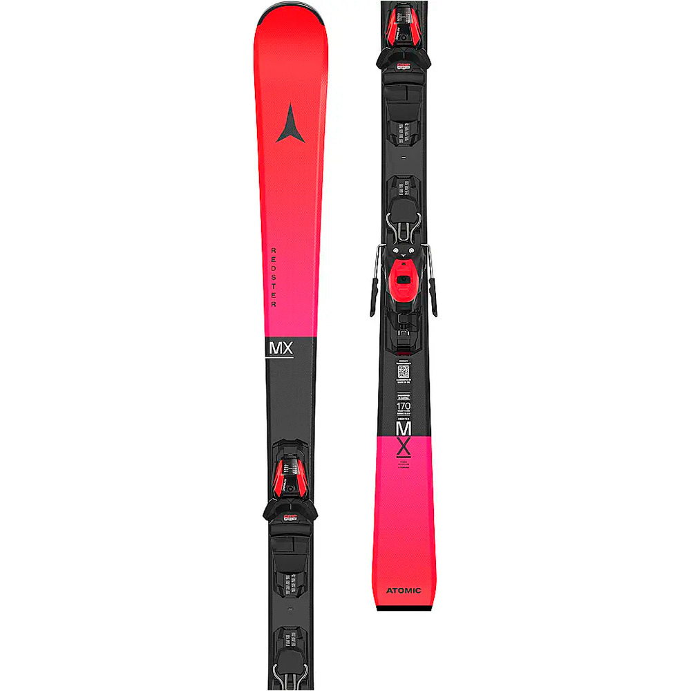 Atomic pack esquí y fijacion REDSTER MX + M 10 GW Red Tension/Black/ 01