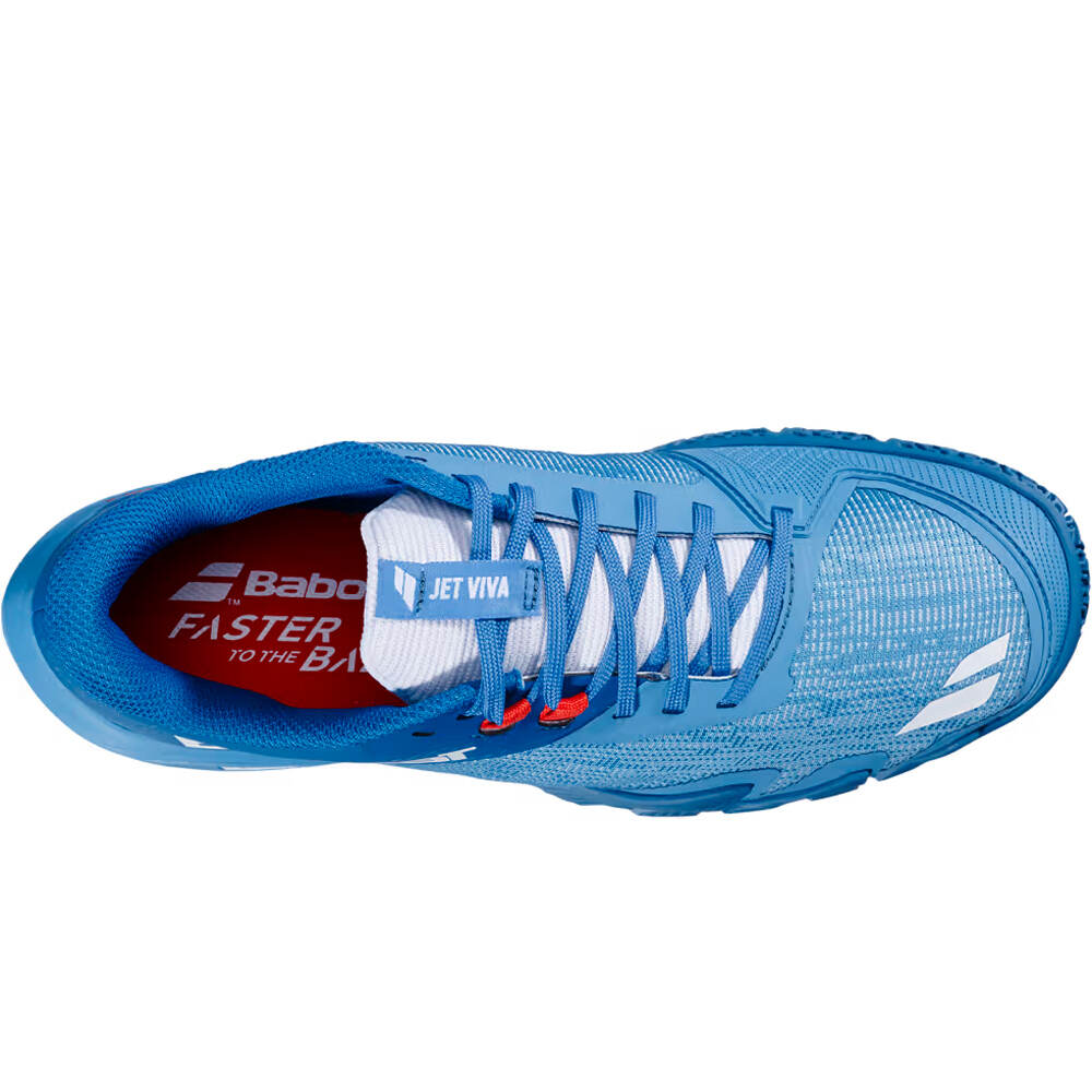 Babolat Zapatillas Padel Hombre Jet Viva Men AZBL vista superior
