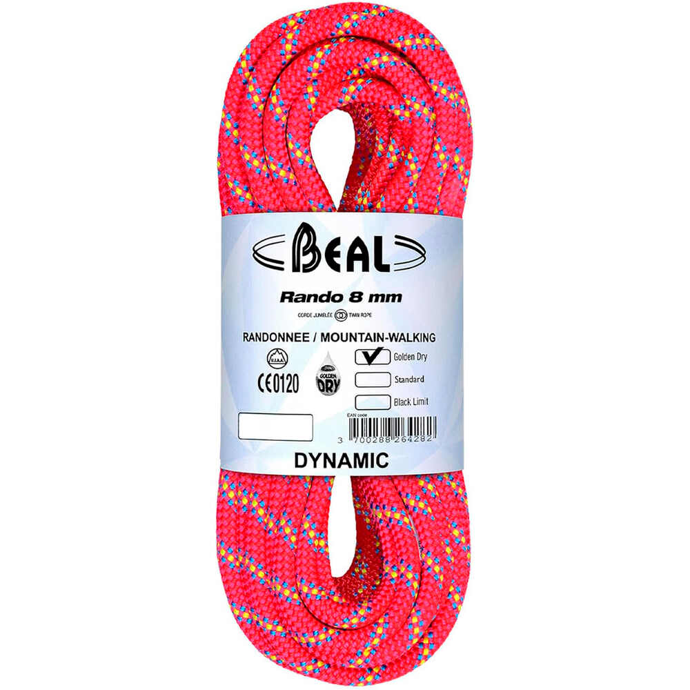 Beal bobina escalada RANDO 8MMx200M GD vista frontal